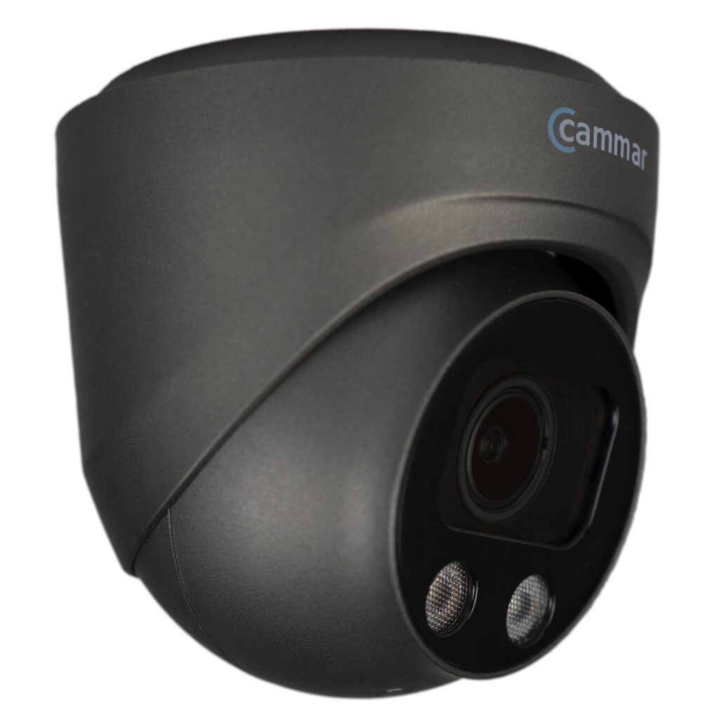 Infrarood beveiligingscamera 2,8mm lens antraciet schuin Infrarood beveiligingscamera 2,8mm lens antraciet schuin